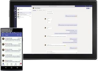 MS Teams is also available on mobile devices