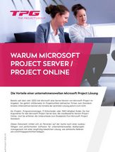 Warum MS Project Server / Project Online