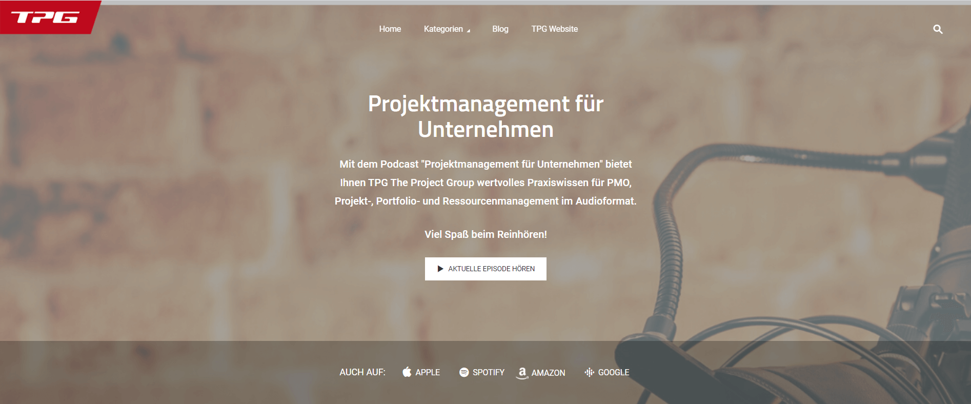 TPG The Project Group Projektmanagement-Podcasts