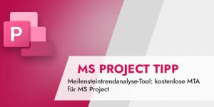Meilensteintrendanalyse erstellen für MS Project 