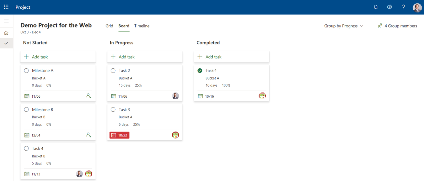 New Microsoft Project Plan 1– Grouping